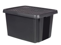 Curver Pojemnik z pokrywką Essentials czarny 26 l