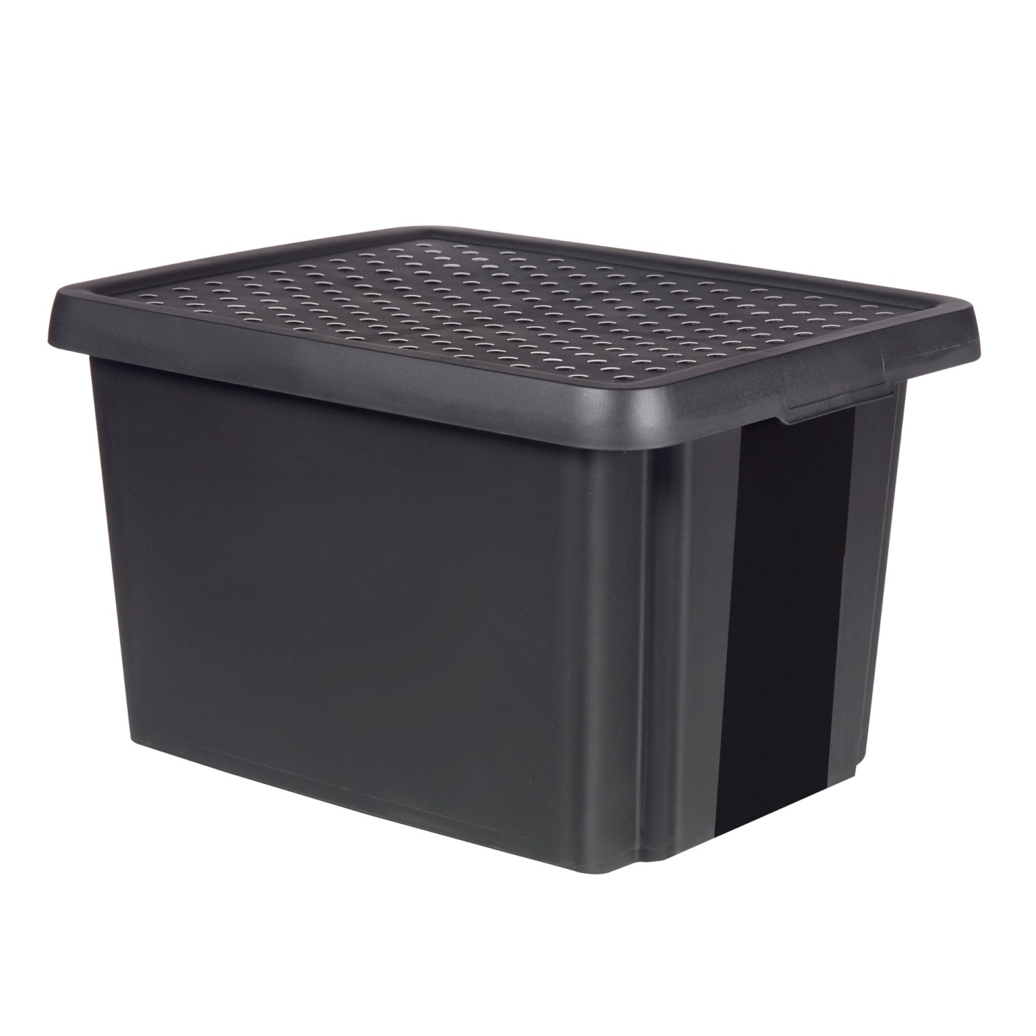 Curver Pojemnik z pokrywką Essentials czarny 26 l