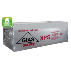 Pakowane płyty izolacyjne GIAS XPS ze styropianu.