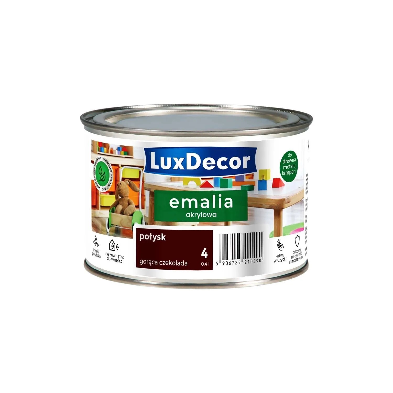 Luxdecor Emalia akrylowa Gorąca Czekolada połysk 0,4l