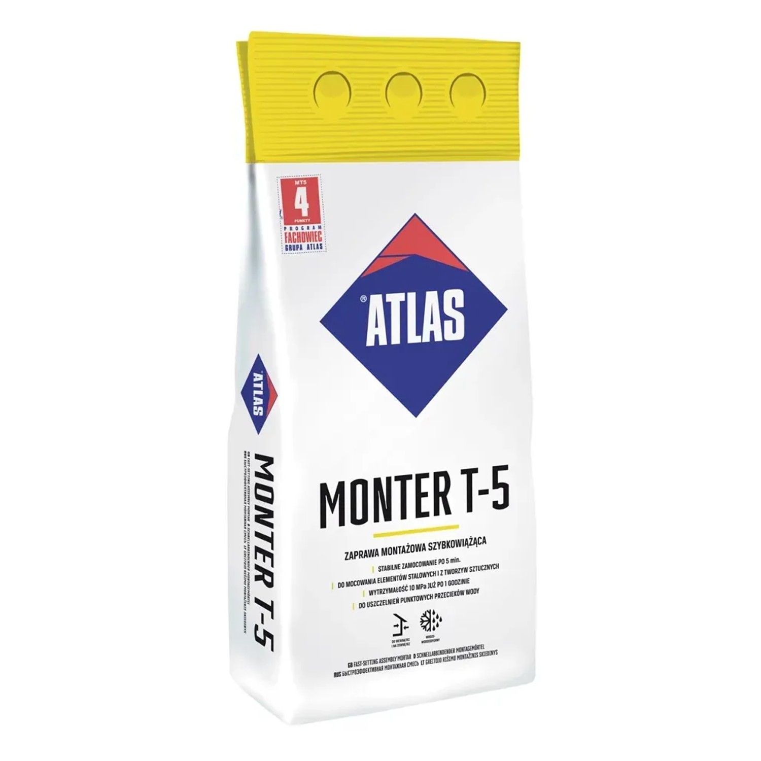 Atlas Zaprawa montażowa Monter T-5 5 kg
