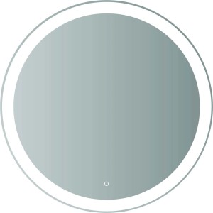 Okrągłe lustro t.b.t. z oświetleniem LED do łazienki i salonu.