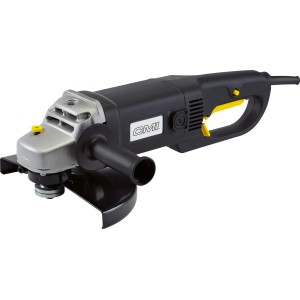 Szlifierka kątowa CMI, czarno-srebrna, do prac szlifierskich. Elektronarzędzie dla majsterkowiczów.