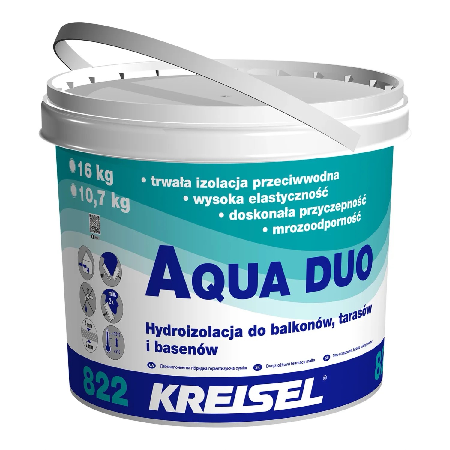Zaprawa hydroizolacyjna Aqua Duo 10,7 kg