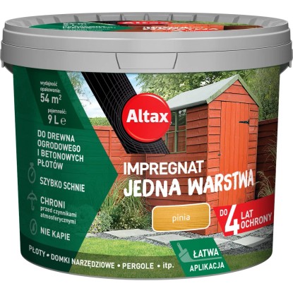 Altax Impregnat jedna warstwa pinia - 9L