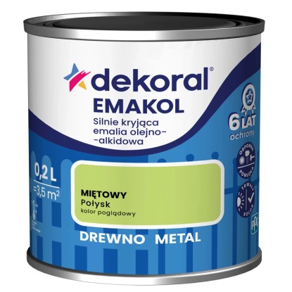 Dekoral Emalia Emakol Strong miętowy 200 ml