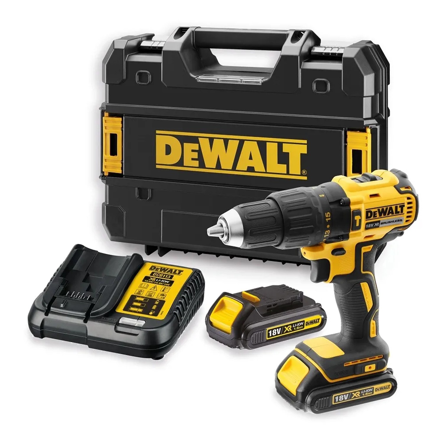 DEWALT Dewalt Dcd778S2T-Qw Wiertarko-Wkrętarka, Czarny/Żółty, ‎17.13 x 13.78 x 4.72 cm; 1.5 kg