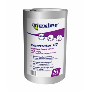 NEXLER Penetrator G7, bitumiczny grunt pod papę, pojemnik 5L.
