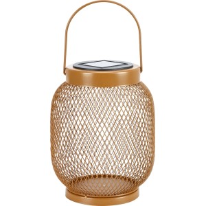 Latarenka solarna LED LEVATA IP44 śr. 14,5 cm brązowa