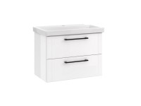 Mirano Zestaw Łazienkowy Diora Szafka Z Umywalką Biała 65 Cm