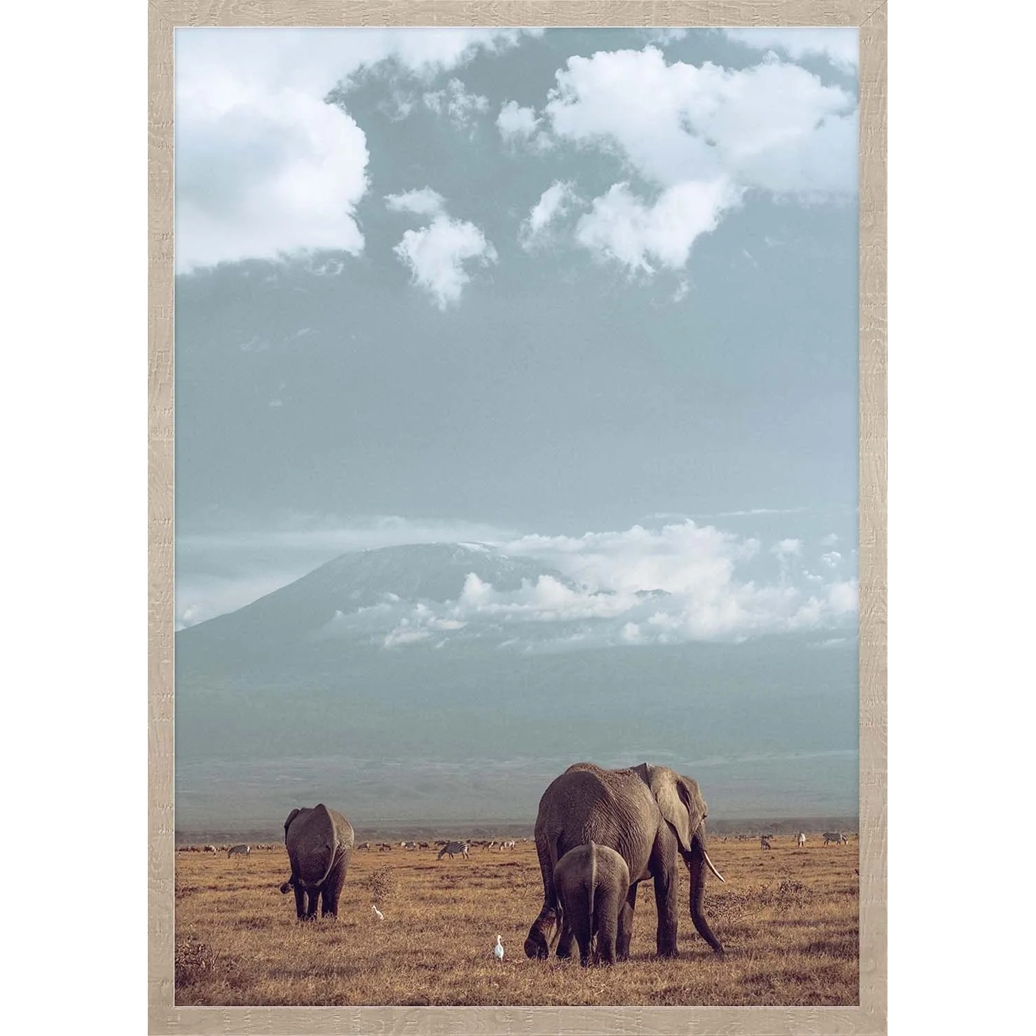 ARS LONGA Obraz ELEPHANT FAMILY 53 x 73 cm