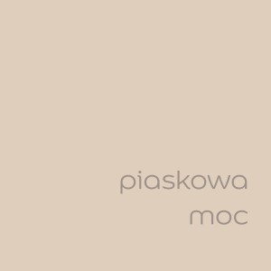 Próbka koloru farby do ścian t.b.t. w kolorze piaskowego beżu.
