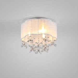 MiLAGRO Lampa sufitowa ESMERALDA 3xE14 10W kwiaty