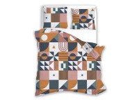 Pościel z mikrofibry HARMONY 160 x 200 cm geometria