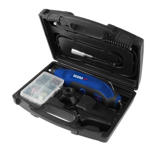 t.b.t. multiszlifierka w zestawie z akcesoriami w czarnej walizce.