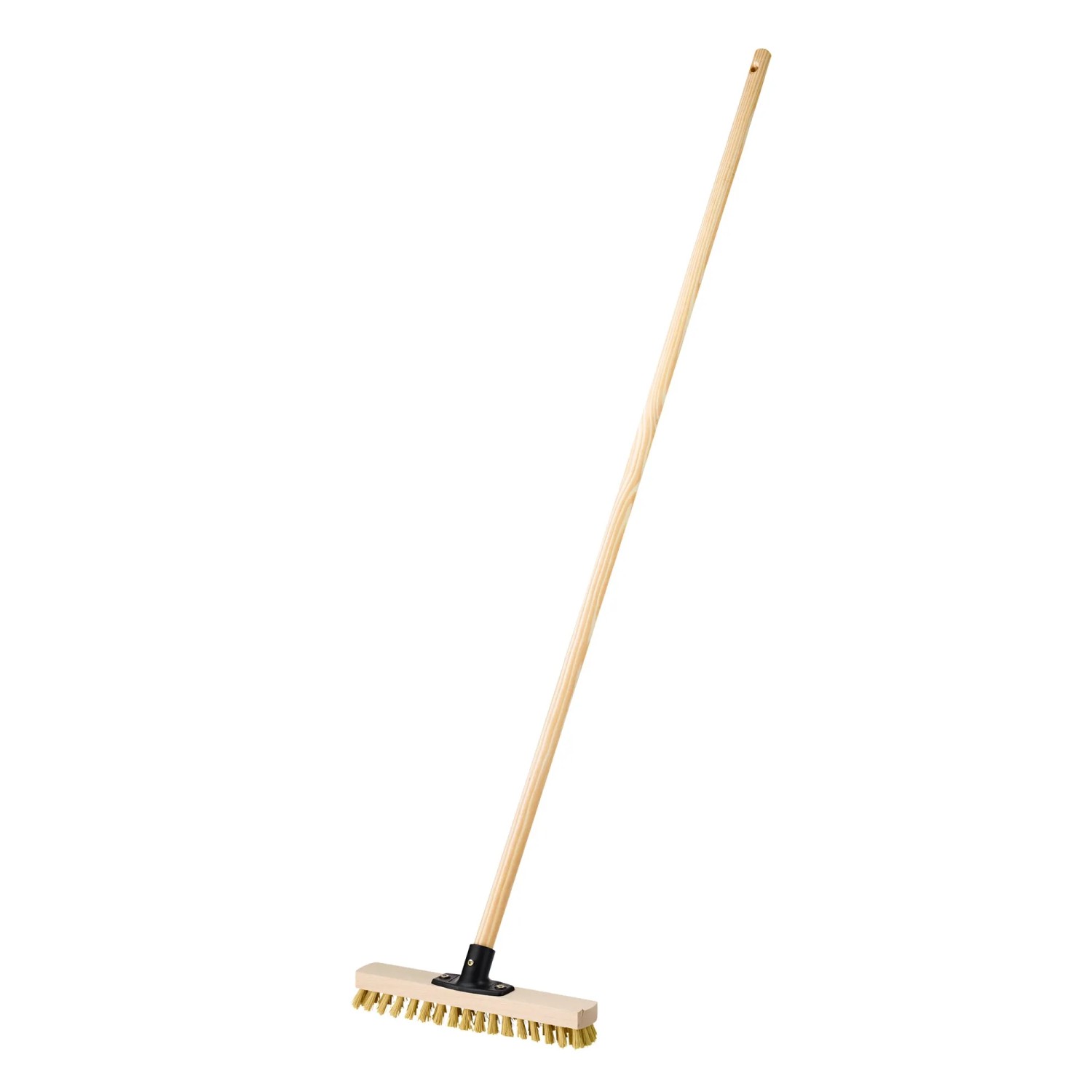 LUX-TOOLS Szczotka do szorowania na trzonku drewniana 30 cm