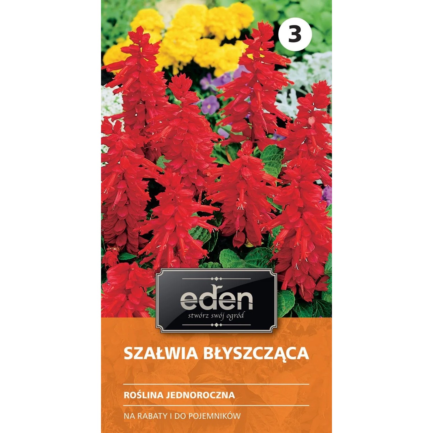 Szałwia błyszcząca czerwona Czardasz - 0,4 g