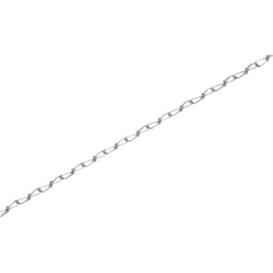 Łańcuch ze stali okrągłej, ocynkowany, krótki, 2 mm, na metry.