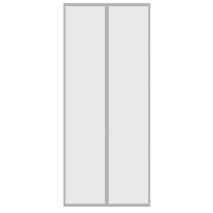 Gockowiak Moskitiera drzwiowa magnetyczna szara 220 cm x 100 cm