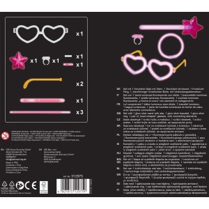 Świetliki GLOW STICKS Zestaw dziewczęcy mix