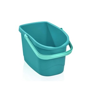Leifheit Wiadro Power Clean M, turkusowe, 10L, z uchwytem. Wiadro do sprzątania.