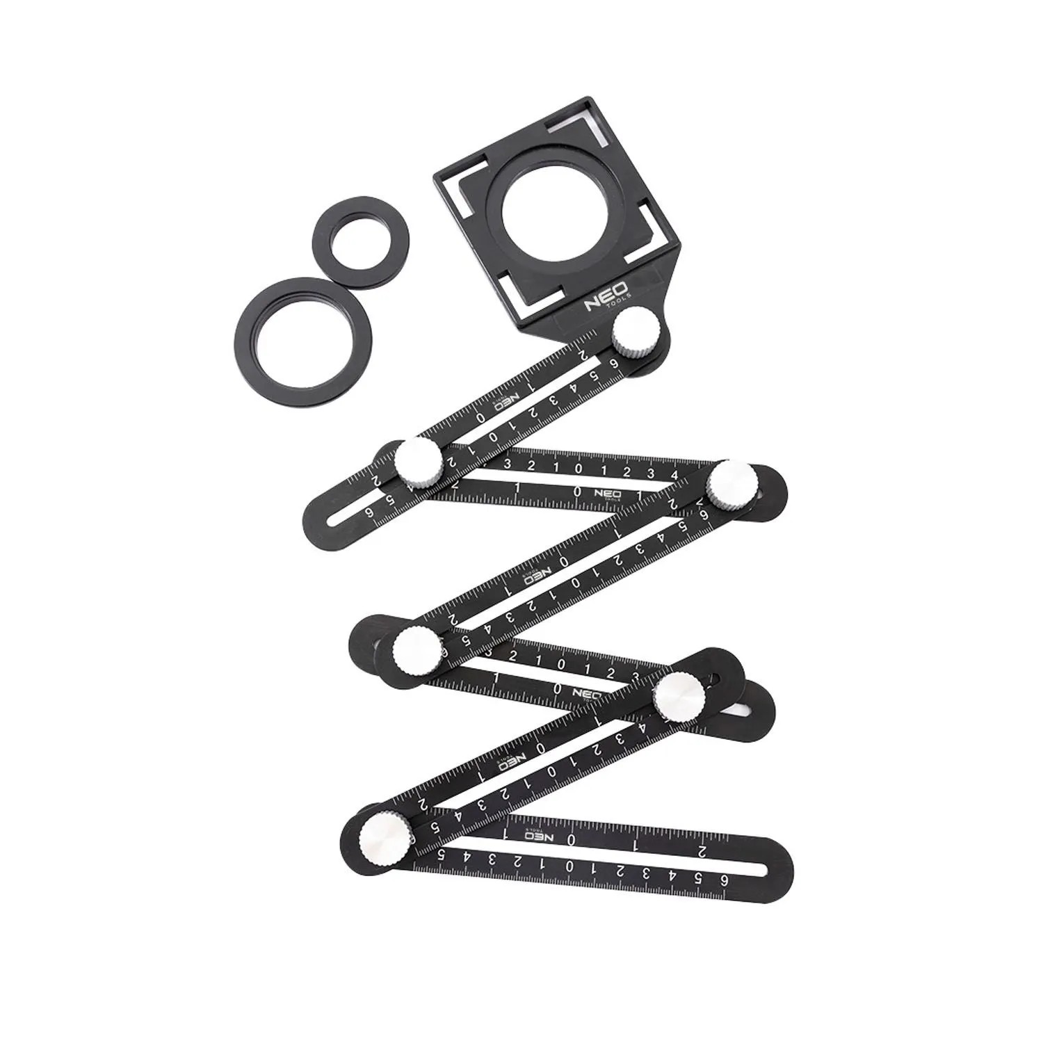 Neo Tools Linijka kątowa 6 ramion