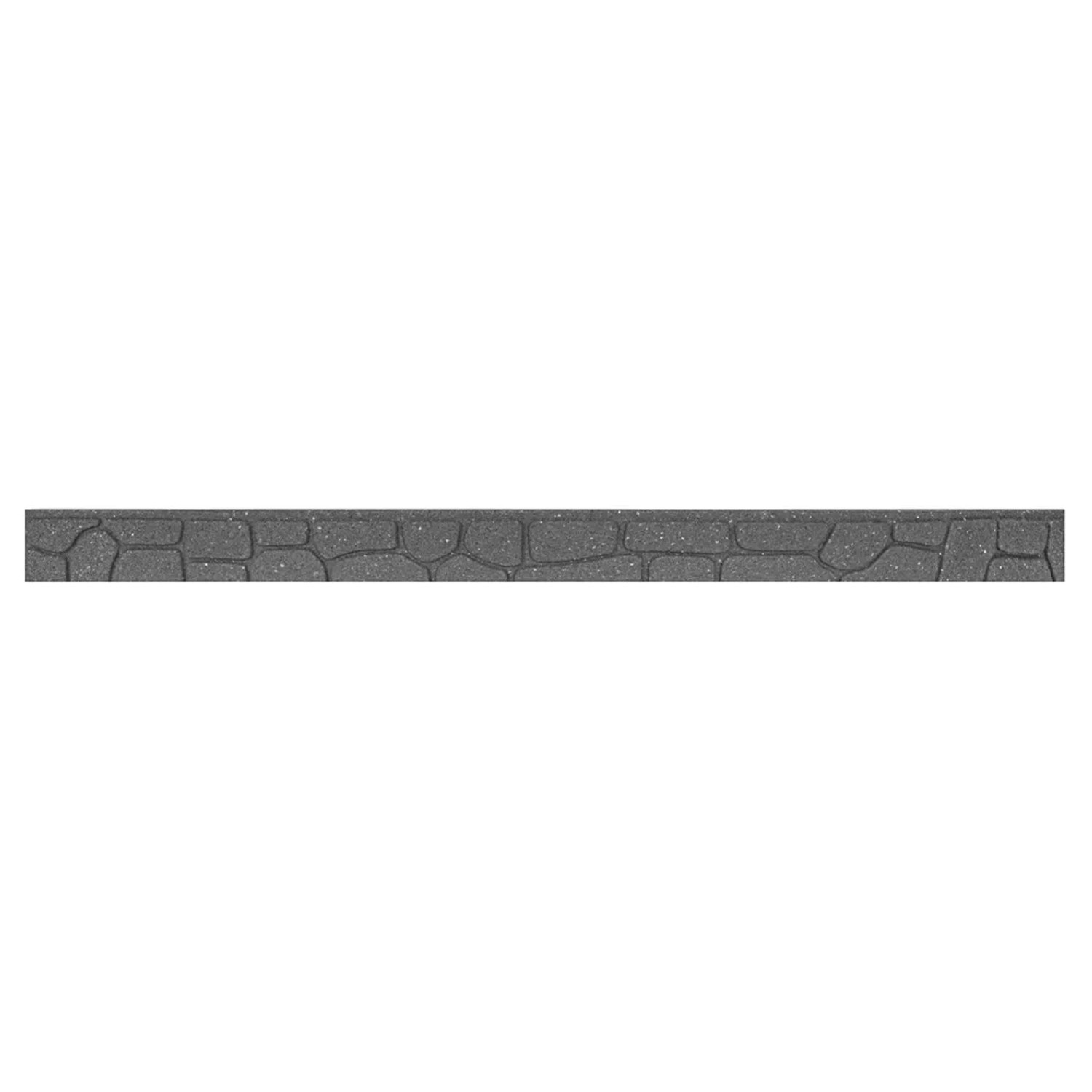 Obrzeże recyklingowe EZ Stones szary 9x2x120 cm