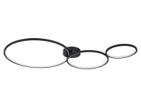 Rabalux Plafon LED FORMAND 38W 3000K 1100lm czarny