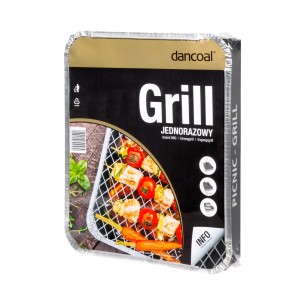 Zapakowany grill jednorazowy dancool. Idealny w podróży.