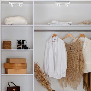 Goldlux Lampka podszafkowa ruchoma LED S3 3xAAA czujnik PIR 4500K 35lm