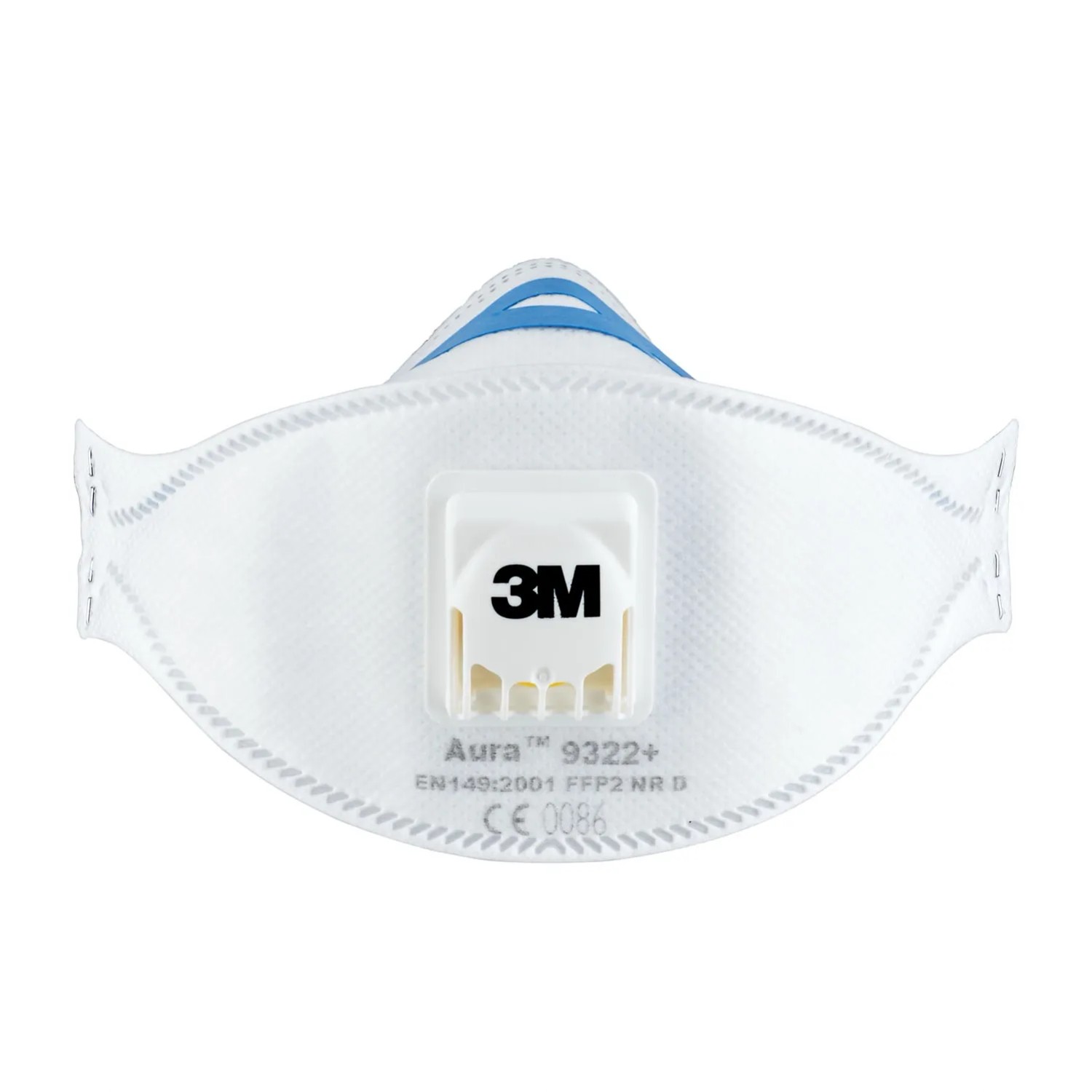 3M Aura półmaska do cząstek stałych Cool Flow 9322+, FFP2, z zaworem - 2 szt.