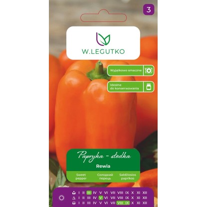 Legutko Papryka Rewia pomarańczowa 0,5g