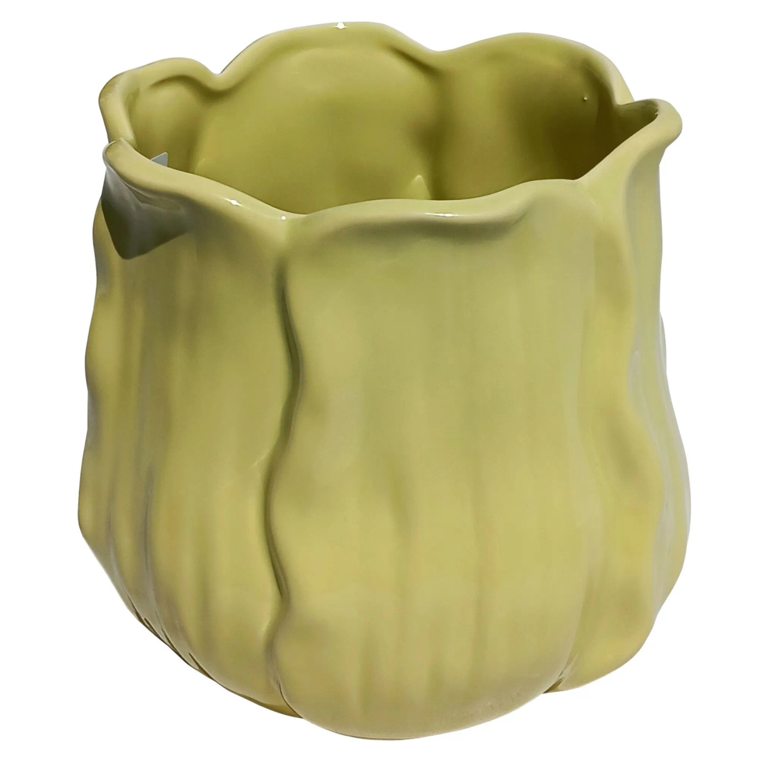 Osłonka Tulipan żółta komplet 16/16 cm - 2 szt.