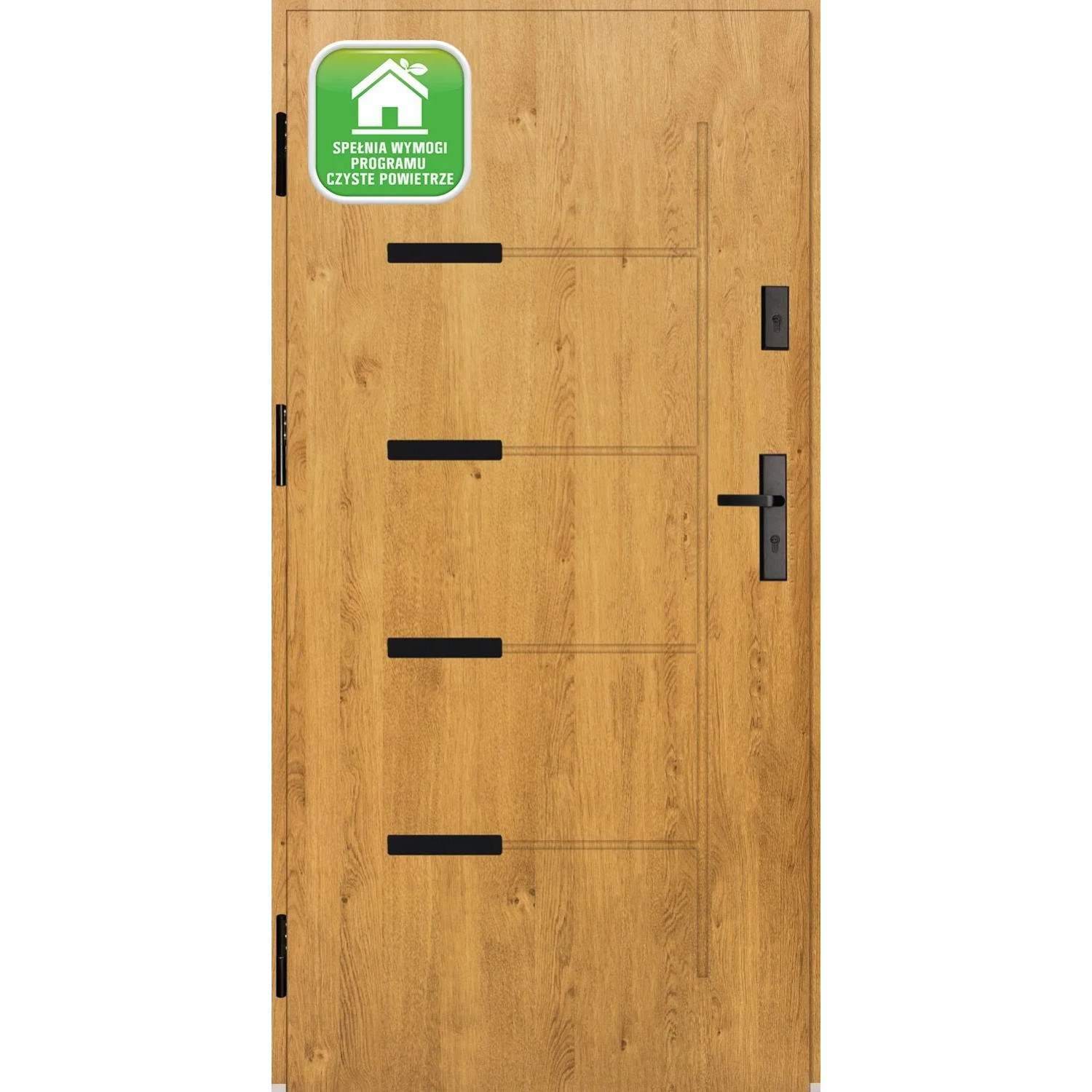 Splendoor Drzwi zewnętrzne Onyks Dąb Winchester 90L otwierane na zewn. 103x208
