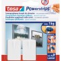 Tesa Powerstrips duże samoprzylepne haczyki do obrazów, do 1 kg, 4 sztuki
