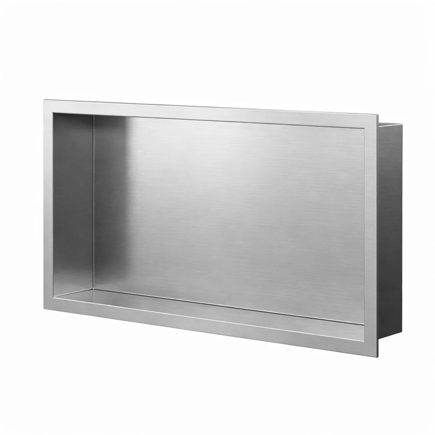 Półka wnękowa srebrny szczotkowany 60 cm