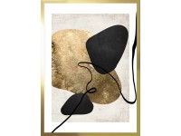 ARS LONGA Obraz GOLD SHAPE no.1 53 x 73 cm ARS LONGA Obraz GOLD SHAPE no.1 53 x 73 cm