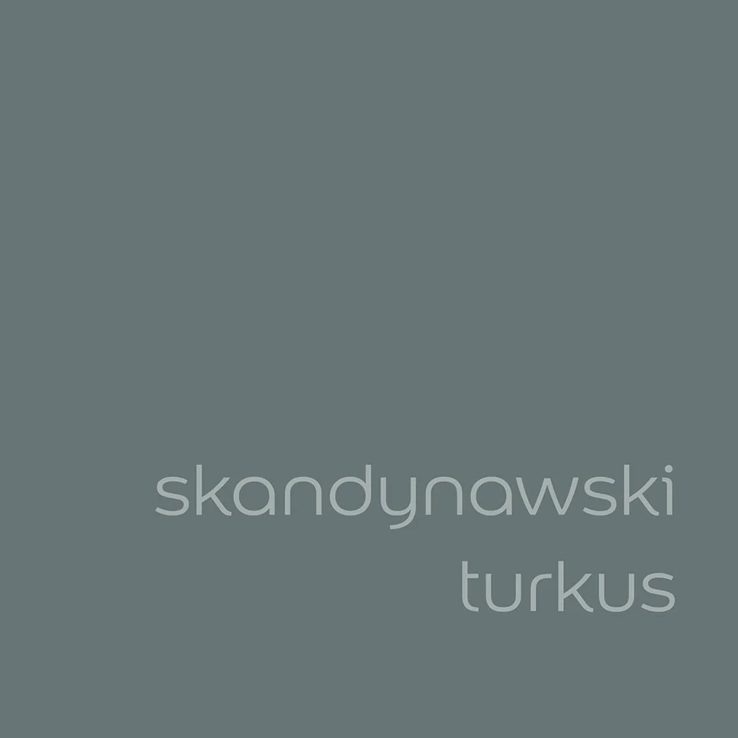 Próbka koloru: Skandynawski turkus – Farba do ścian wewnętrznych.