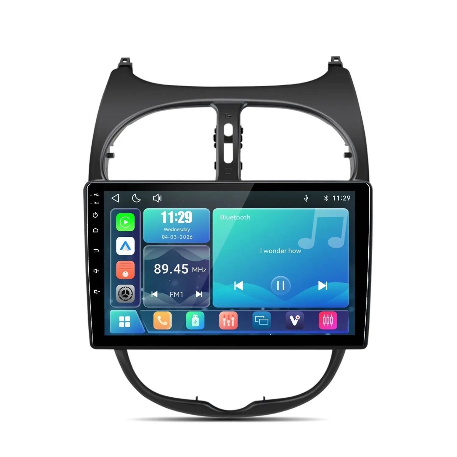 Junsun Radio Samochodowe Do Peugeot 206 2001-2008 Linux