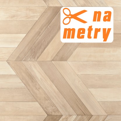 Multidecor Wykładzina PCV Modern beżowa jodełka 3m