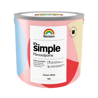 Farba Beckers It's Simple Classic White 2,5l