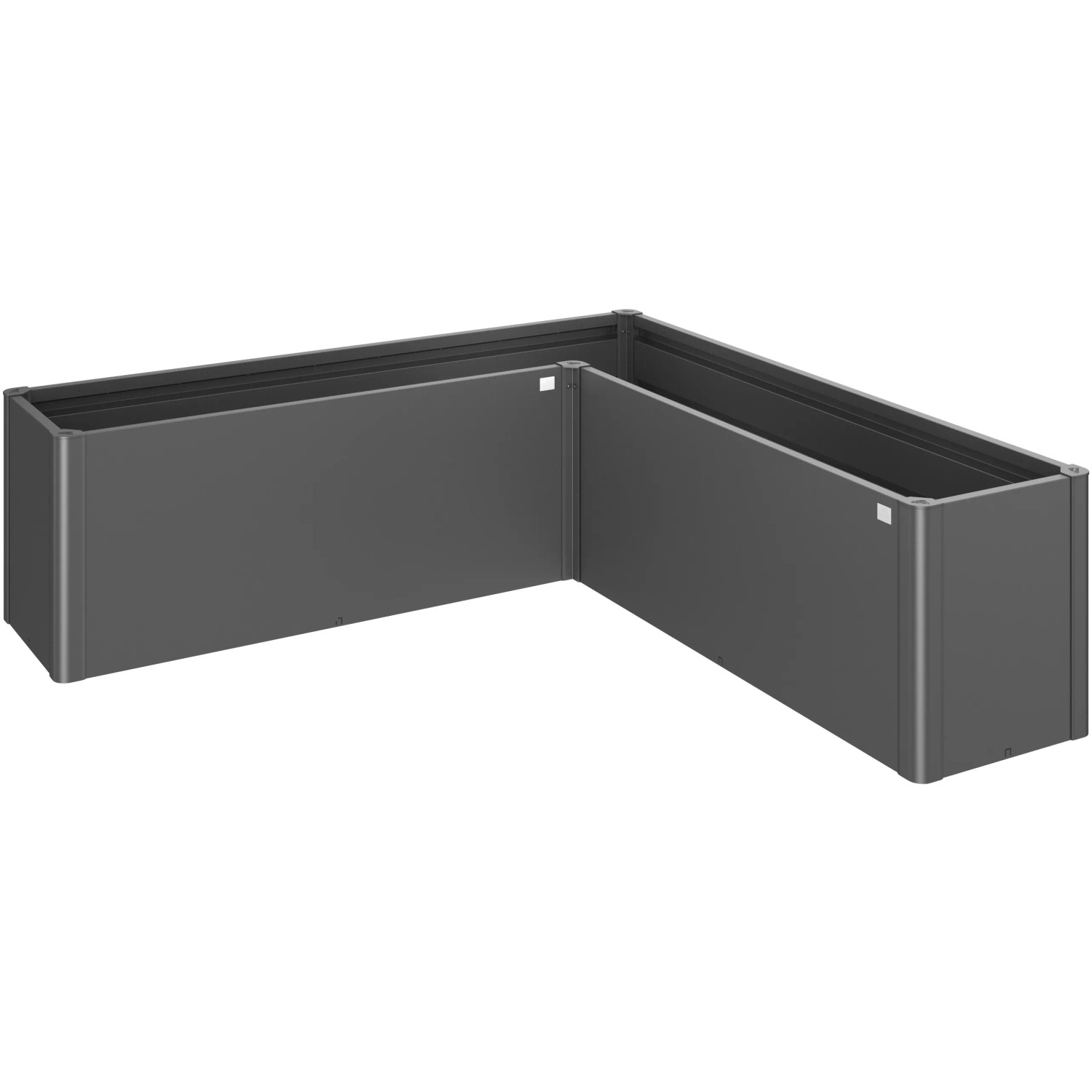 Biohort Kwietnik Belvedere Midi L200 ciemny-szary metalik - 201,6 x 22 cm