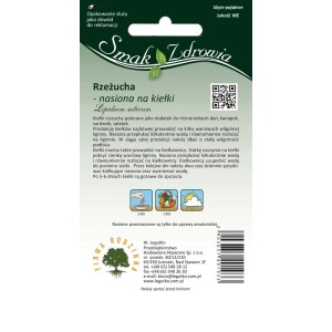 Opakowanie nasion rzeżuchy na kiełki marki t.b.t.