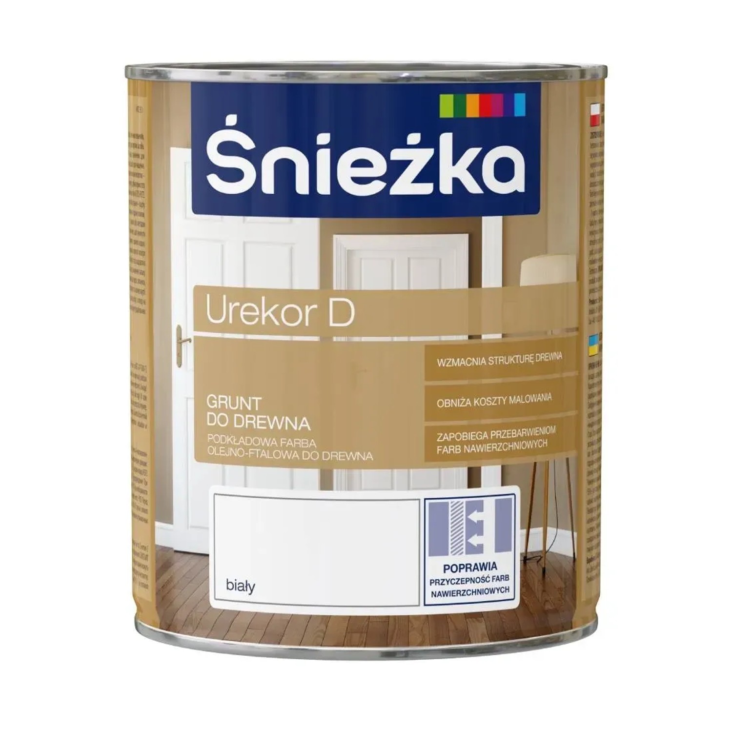Śnieżka Farba podkładowa Urekor D do drewna 0,8L