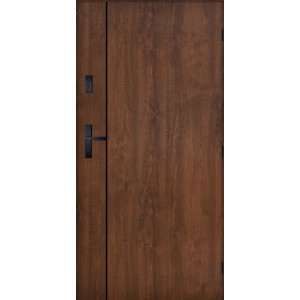 Pantor Drzwi zewnętrzne akustyczne SANTANDER orzech 80P
