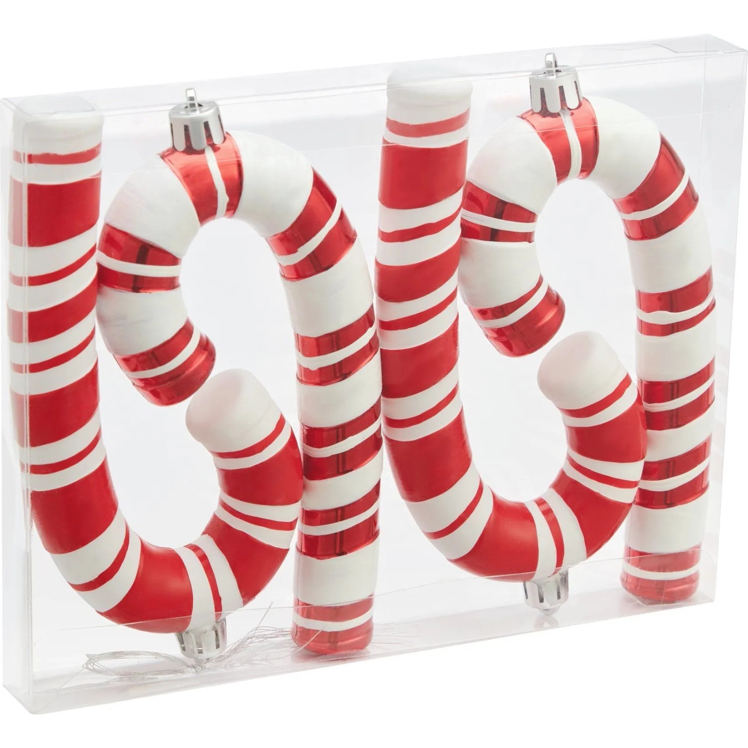 Zawieszki plastikowe laski cukrowe 14 cm - 4 szt.
