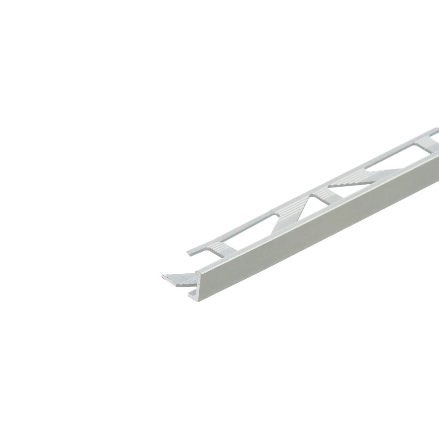 Cezar Profil aluminiowy do glazury narożny srebrny mat 8x1x3000mm