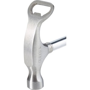 OBI Feierabendhammer: Stalowy młotek z otwieraczem do butelek i dwukomponentową rękojeścią.