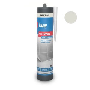 Knauf Silikon sanitarny jasny szary 280 ml