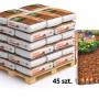 Sobex Zrębki dekoracyjne pomarańczowe - 45 x 50 l